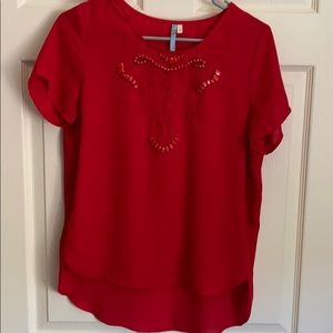 Blouse dress short sleeve top